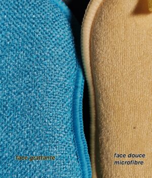 Pad éponge microfibre double face (lot de 2)
