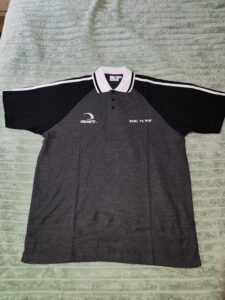 Ebonite Polo Gris/Noir/Blanc