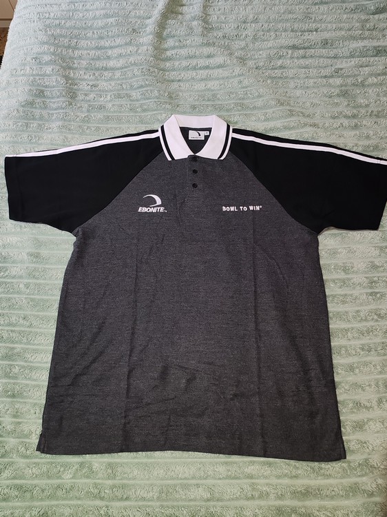 Ebonite Polo Gris/Noir (Large)