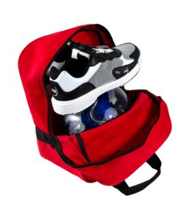 Sac 1 boule simple ProBowl Rouge/Noir intérieur exemple 2