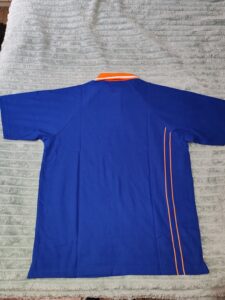 Track Polo Bleu/Orange dos