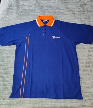 Track Polo Bleu/Orange (Large)